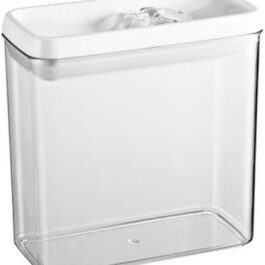 Felli Flip Tite Acrylic Food Storage Rectangular Canister, 91 oz.